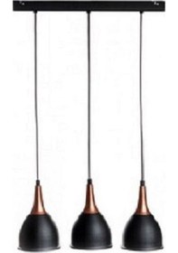 Resim Riolight Retro Üçlü Masa Üstü Sarkıt Avize Taban Çapı: 60Cm (538282270) 