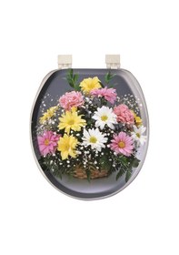 Resim Softy Classic Desenli Yumuşak Klozet Kapağı Beyaz 8691580104442 