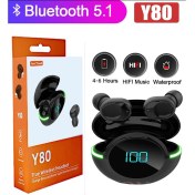Resim Digi Monster Y80 Bluetooth Kulaklık | Spor / Koşu | Gürültü Azaltma | Oyun‑Esports | Dijital LED Ekran | Bluetooth 5. 1 