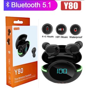 Resim Digi Monster Y80 Bluetooth Kulaklık | Spor / Koşu | Gürültü Azaltma | Oyun‑Esports | Dijital LED Ekran | Bluetooth 5. 1 