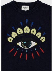 Resim Kenzo Çocuk Kazak K25725/868 Electrıc Blue Lacivert Lacivert 