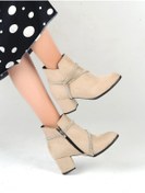 Resim Ayakcenter 22-b17 Süet Ayışığı 5 Cm Topuklu Kadın Bot 