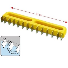 Resim Dekor 117 Alçı Sistre 35 Cm Paslanmaz Çelik 