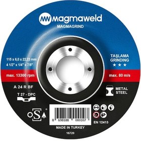 Resim Magmagrind Taşlama Taşı 115 x 6.0 x 22 MM 