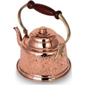 Resim Turna Bakır Maraş Demlik El İşleme Kırmızı Turna1968-1 