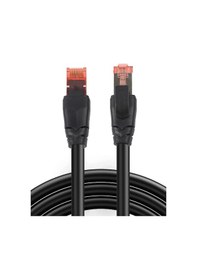 Resim Bix Cat8 40Gbps Veri Aktarım 2000MHz STP Ethernet Kablosu 8 Metre 