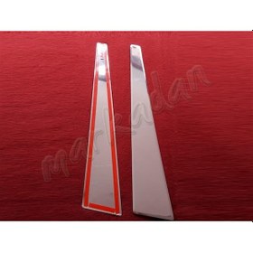 Resim Db Chrome Renault Megane 2 Kapı Direği Nikelajı 2004-2010 2 Parça 