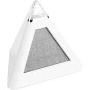 Resim Creatorally Led Renk Değiştiren Dijital Lcd Çalar Saat Termometre Gece Lambası Masaüstü Masa Saatleri (Yurt Dışından) 