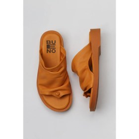 Resim Bueno Shoes Turuncu Deri Kadın Düz Terlik 01WY2910 01WY2910 