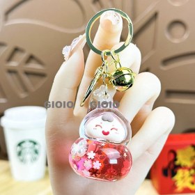 Resim Silver1 Renkli Degrade Papyon Ayı Araba Anahtarlık Sevimli Anahtar Çekicilik Çanta Çekicilik Karikatür Erkek ve Kadın Aksesuarları (Yurt Dışından) 