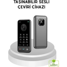 Resim Epilons Taşınabilir Akıllı Tercüme Cihazı - Gerçek Zamanlı Ses ve Metin Çevirisi 