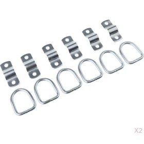 Resim Cuticate D Halkası Bağlama Çapa 12 Pk Yüzey Montaj Kırma Gücü Süper Güçlü (Yurt Dışından) 