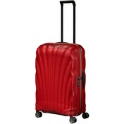 Resim Samsonite C-Lite - Spinner Kırmızı 4 Tekerlekli Orta Boy Valiz 69cm 