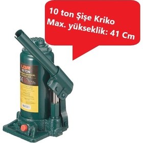 Resim Ugr 10 Ton Şişe Kriko - Araba - Tekne - Kamyon - Minibüs - Makine Yük Kaldırma 