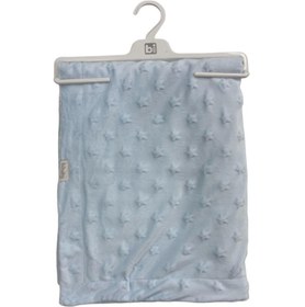 Resim Nessiworld Nessiworld Bibaby Embossed Star 90x108 Battaniye 64728 Blue 