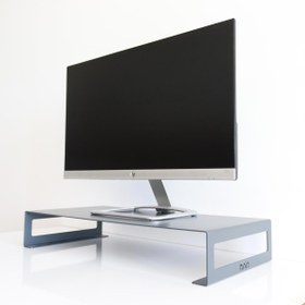 Resim Hansdo Monitör Standı - Laptop Standı - Monitör Yükseltici - Metal - Antrasit Gri - SMS1 