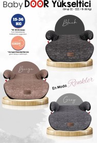 Resim Motto Yükseltici 15 36 Kg Yükseltici Oto Koltuğu Ultra Comfort Yükseltici 