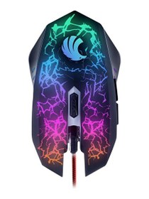 Resim Polosmart PGM25 Kablolu Gaming Mouse & Mouse Pad Kırmızı 
