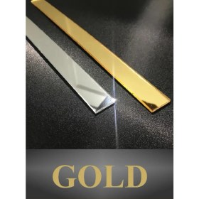 Resim Dekoratif Şerit Ayna Pleksi Duvar Kaplama Süsü 2 cm x 100CM ( Yapışkanlı ) 