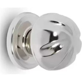 Resim Özsan Oluklu Kapı Topuzu Saten 6,5 Cm 