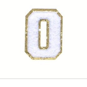 Resim arredamento Termos Uyumlu O Harfi Beyaz Sticker 