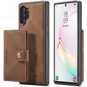 Resim Samsung Galaxy Uyumlu Note 10 Plus İçin Lüks İşletme 2'si 1 Arada İşlevsellik Ayrılabilir Cüzdan Manyetik 