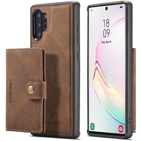 Resim Samsung Galaxy Uyumlu Note 10 Plus İçin Lüks İşletme 2'si 1 Arada İşlevsellik Ayrılabilir Cüzdan Manyetik 