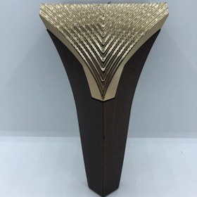 Resim Plastik,venedik 15cm Ceviz-gold Koltuk,baza,mobilya Ayağı 4 Adet 
