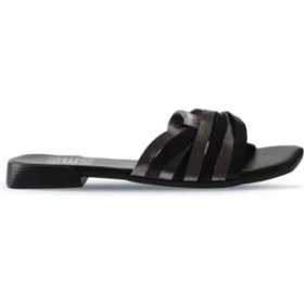 Resim Bueno Shoes Siyah Multi Deri Kadın Düz Terlik 01WU1805 01WU1805 