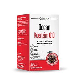 Resim Orzax Ocean Koenzim Q10 30 Kapsül 