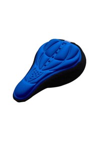 Resim Mufunye Mountain Bike Yastık Kılıfı Mavi - 3d Eva Yumuşak, Nemlendirici, Kaymazsız Bisiklet Oturma Tabanı Koruması Mavi 