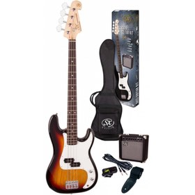 Resim SX SB2-SK-3/4-3TS Bas Gitar Seti 