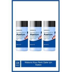 Resim Watsons Koyu Renk Ojeler İçin Aseton 3 x 150 ML 