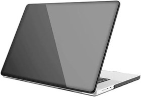 Resim Apple Macbook Pro 16 inç M4/Pro/Max A3186 A3403 ile Uyumlu Kılıf Sert Parlak Koruma Kapak SİYAH 