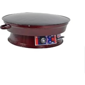 Resim 2000W Termostatlı 50CM Elektrikli Ekmek ve Börek Sacı Siyah 