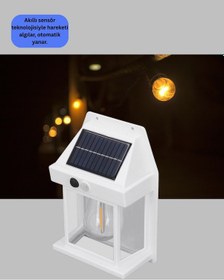 Resim Ilkeshop Ip65 Su Geçirmez Güneş Paneli Dış Me Lamba 