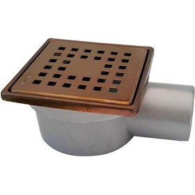 Resim Sukar 10x10 Bronz Çelik Çerçeveli Kare Izgaralı Yer Süzgeci 1041-1283222-51 