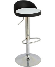 Resim Bürocci Jack Bar Sandalyesi - Beyaz Deri - 9560S0109 Çok Renkli 