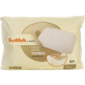 Resim Visco Tombul Yastık 60x40x15 Cm 1 Adet Beyaz 