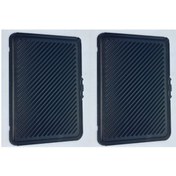 Resim Arçelik Tost Makinesi Izgara Pişirme Yüzeyi Solido (k-2380-bkk-2182-al-755) 2 Adet Izgara Orjinal Parça 