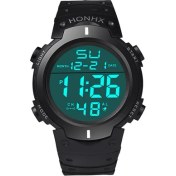 Resim Hanyang D Spor Dijital Yuvarlak Izle Aydınlık Dijital Saat Rahat Şeker Saat Açık Kauçuk Kayış Moda Izle Erkekler Için Spor Izle (Yurt Dışından) 