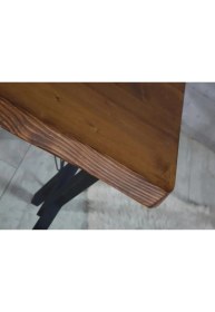 Resim Ahşap Doğal Kütük Yemek / Toplantı / Çalışma Masası 