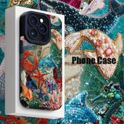 Resim Deniz Temalı Boncuk Mozaik Tasarımı, Iphone 16 Pro Max, 16 Plus, 16 Pro, 16, 15 Pro Max, 15 Plus, 15 Pro, 14 Pro Max, 14 Max, 14 Pro, 14, 13 Pro Max, 13 Pro, 13, 12 Pro Max, 12 Pro, 12, 11 Pro Max, 11 Pro, 11, XR, XS Max, XS, X, 7 ve 8 Plus için Uygun, Şok Direnci ve Dayanıklılık Sunar. 