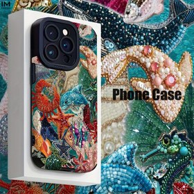 Resim Deniz Temalı Boncuk Mozaik Tasarımı, Iphone 16 Pro Max, 16 Plus, 16 Pro, 16, 15 Pro Max, 15 Plus, 15 Pro, 14 Pro Max, 14 Max, 14 Pro, 14, 13 Pro Max, 13 Pro, 13, 12 Pro Max, 12 Pro, 12, 11 Pro Max, 11 Pro, 11, XR, XS Max, XS, X, 7 ve 8 Plus için Uygun, Şok Direnci ve Dayanıklılık Sunar. 