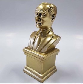 Resim Atatürk Büst Altın Biblo 