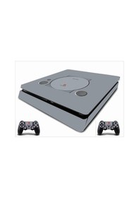 Resim PS4 Slim (Ps1 Tema) Sticker Seti 
