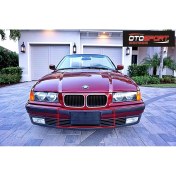Resim OtoSport Bmw E36 Kare Ön Plakalık Fiberglass Boyasız 