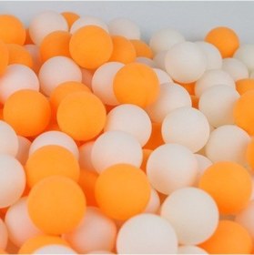 Resim 100 Adet Masa Tenisi Topu Pinpon Topu Orta Kalite Beyaz - Çok Renkli 
