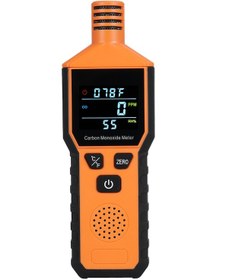 Resim Geeksen Co801 El Tipi Karbon Monoksit Tespit Cihazı, Sıcaklık Ve Nem Gösterimi, Ev/outdoor/karavan Uyumlu, Turuncu, Pil Dahil Değil 