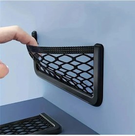 Resim Dashanshop 4 Adet Esnek Depolama Filesi - Telefon Kart Eşya Tutucu Kalın Lastik Çengelli 